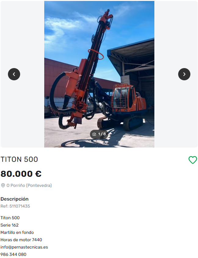 Vende Titon 500 Sandvik Tamrock